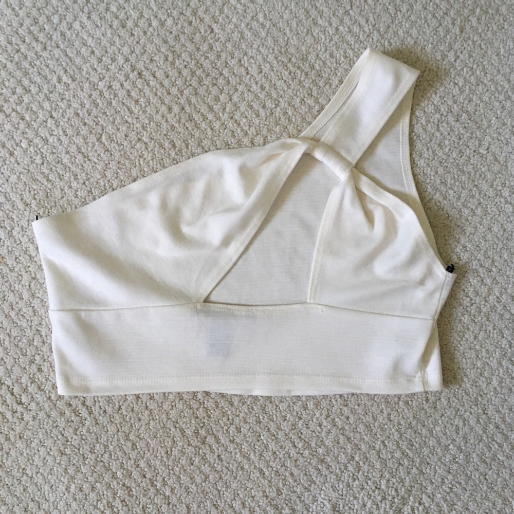 Forever 21 one shoulder crop top